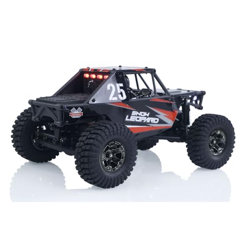 TOUCAN RC HOBBY US in Stock UDI RC UCX2405PRO 1/24 2.4G 4WD RC Rock Crawler Brushless Motor ESC Radio Controlled Off-Road Vehicles RTR Model Car Battery for Ages 14+ - color: Red Black
