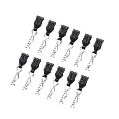 Rc Toys Accessories for MJX 16101 16102 16208 16209 16210 1/16 12pcs Body Shell Clip Pin with Fixing Mount RC Car Replacements Accessories