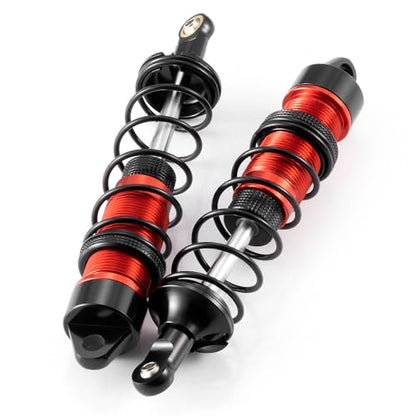 RC Car Front & Rear Shocks Set Adjustable Shocks Compatible with 1/8 Arrma Typhoon 6S Redcat FS/ZD Racing Buggy Truggy Replacement Parts (Front) - style: Front