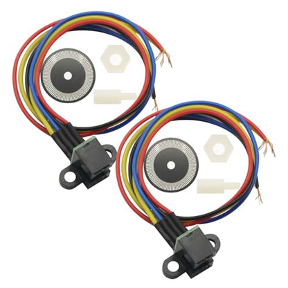 2PCS Photoelectric Speed Sensor Encoder Coded Disc Code Wheel,Optical Encoder for Smart Car 5V Encoder Wheel