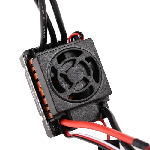 HUIOP 10T Motor, OCDAY 10T 3930KV 4 Poles Sensorless Brushless Motor and Waterproof 60A Sensorless Brushless Car ESC for 1/10 RC Car Truck Boat
