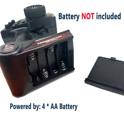 2.4G 3CH Remote Control Radio Transmitter with Receiver for 1/10 1/8 RC Car RC Boat