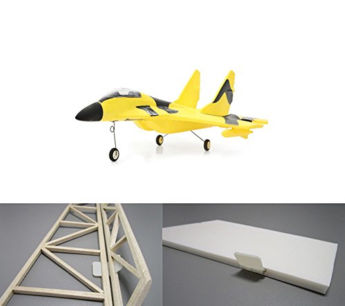 Large Size Pinned Hinges RC Airplane Plane Parts Replacement, 20Pcs | 20x36mm, Durable & Lightweight Nylon, 6 Fixing Holes for Better Grip & Stability, for DIY Model Airplane Repairing