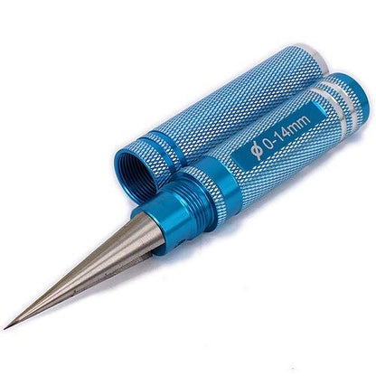 Replacement Part For 0-14mm RC Body Shell Cover Hole Reamer Light Blue 1/10 1/8 1/5 1/16 Pilot For RC Model Repairing T10008 T10012 - (Color: Blue) - color: Blue