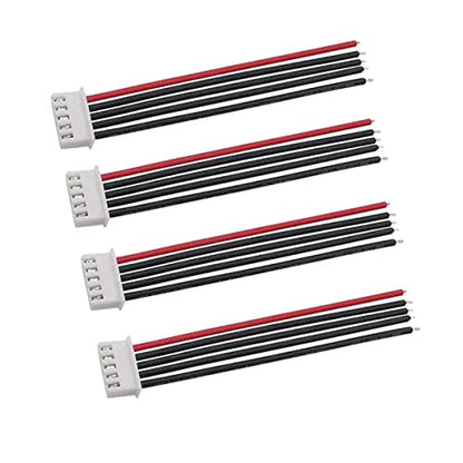FLY RC 14.8v 4s Lipo Battery 5pins Balance Charger Cable Lead Wire Connector (10pcs 4s 5pin) - style: 10pcs 4s