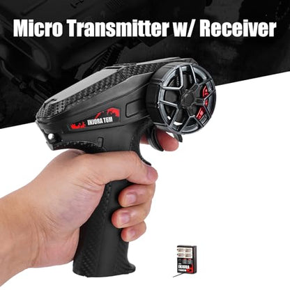 INJORA T6M 2.4GHz Transmitter with 4CH Receiver for 1/30 1/24 1/18 RC Car