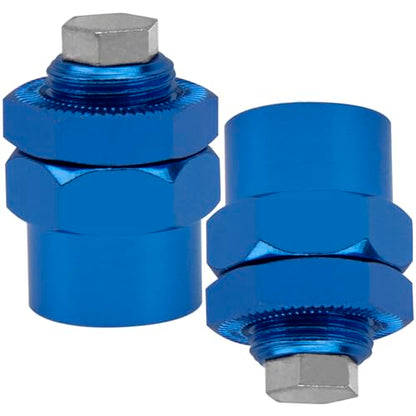 Aluminum Alloy 12mm to 17mm Wheel Hex Drive Hub Adapter Conversion 15mm Offset Extension for 1/10 Off-Road RC Car Monster Truck (Blue) - color: Blue