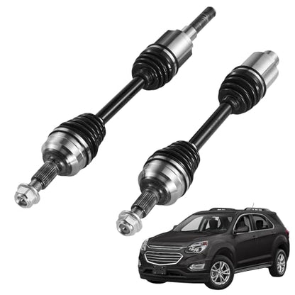 VEVOR CV Axle Shaft Assembly, 2 Pieces Front Left & Right (Driver and Passenger Side), Automotive Replacement Joint Axles Pair Compatible with 2010-2017 Equinox, Alloy Steel & Carbon Steel - size: 2010-2017 Equinox, style: Front Driver and Passenger Side
