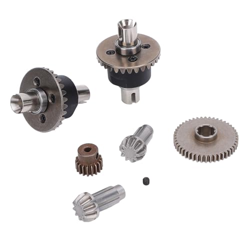 RC Differential Gear Set, Metal Diff Drive Gear Wheel Set for SCY 16101 16102 16103
