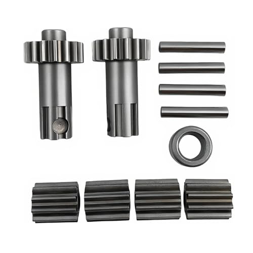 Steel Differential Gear Set for Granite Senton Big Rock Typhon 3S BLX (Blue) | Diff Case,37T,13T Input Gear,Planet Gears,Outdrives,1/10,1/8,Upgrade Kit,High Strength,Precision Fit - color: Blue