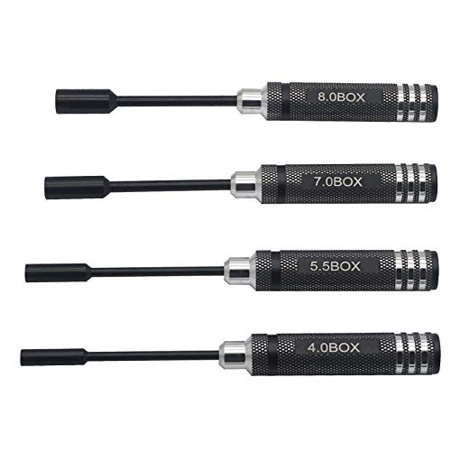 500Pcs Universal RC Screws Kit Repair Tool M3 M4 Screw E Buckle & 4Pcs Hex Nut Key Socket Screw Driver Compatible with HSP Axial SCX10 Traxxas Arrma Losi 1/8 1/10 1/12 RC Cars Trucks Crawler