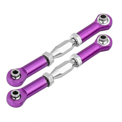Steering Linkage, RC Steering Rod CNC Machined Servo Link Pull Rod for RC Car Upgrade Parts() Model Car Accessories