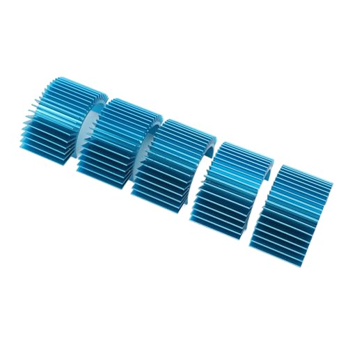 Motor Heatsink Aluminum Alloy Cooler Heat Sink 36mm for 540 550 3650 3660 RC Motor 5 Pack for Brushed Brushless Car Boat Cooling and Replacement Use