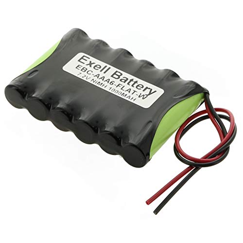 Exell 7.2V 1000mAh NIMH w/Wire Leads for 1:18 RC Truck Racing HPI RS4 Micro Cars