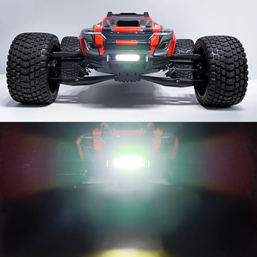 RC LED/COB Light Kit Front & Rear Lights, RC COB Light Kit | Headlight, Taillights, For 1/6 XRT 8S, RC Car Buggy - style: RC COB Light Kit