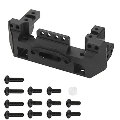 ShareGoo CNC Aluminum Front Bumper Mount Servo Winch Mount Bracket Compatible with Traxxas TRX4 TRX-4 1/10 RC Crawler Car Upgrade Parts