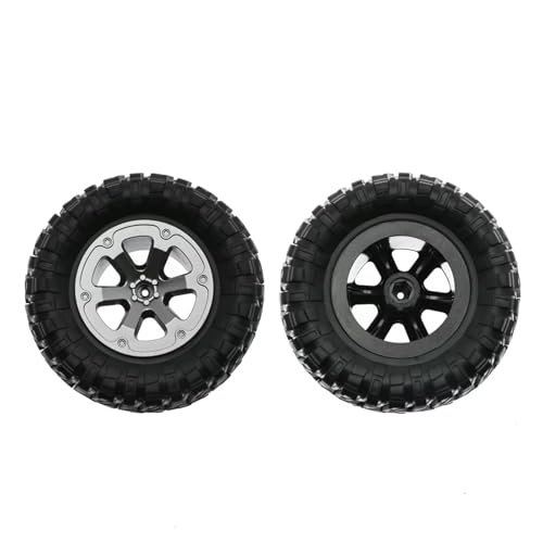 Compatible with LDRC LD P06 for Unimog 1/12 RC Truck Car Parts Accessories 4pcs 72mm Tire Tyre Wheel RC Assortment