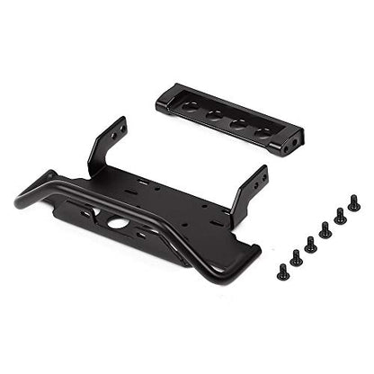 RC Car Metal Front Bumper for 1:10 RC Crawler Traxxas TRX4 G500 TRX6 G63 6X6 Upgrade Parts - Black