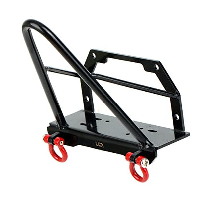 LCX Racing 1/10th RC Crawler Car Metal Front Bumper for RC Car Axial Wraith 90018 90020 90031, Upgrades Parts Accessories