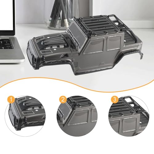 harayaa 1/16 RC Car Shell DIY Modified Sturdy Professional High Performance Easy to