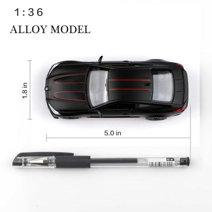 TOKAXI 1/36 Scale BMW M4 Diecast Model Cars,Pull Back Vehicles BMW Toy Cars,Cars Gifts for Boys Girls(Black)