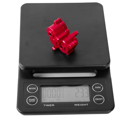 Center Gearbox Transmission Case Upgrades Part for 1/16 E-Revo/Mini Slash/Mini Summit,Aluminum Gearbox Differential Housings Hops Up,Red - color: Red/(for E-revo)