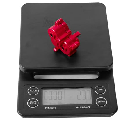 Center Gearbox Transmission Case Upgrades Part for 1/16 E-Revo/Mini Slash/Mini Summit,Aluminum Gearbox Differential Housings Hops Up,Red - color: Red/(for E-revo)