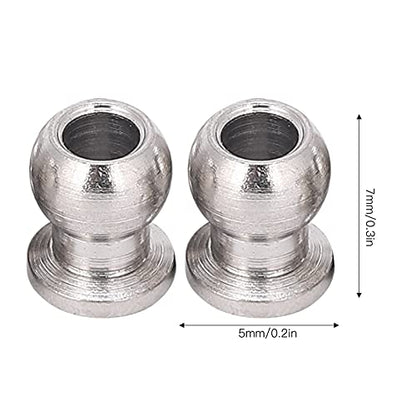 8Pcs Metal RC Car Rod Ends Ball Joint Linkage Compatible with 1/10 Hpi/Hsp/Losi/Axial//Redcat/Himoto/Losi RC Car Model Car Accessories
