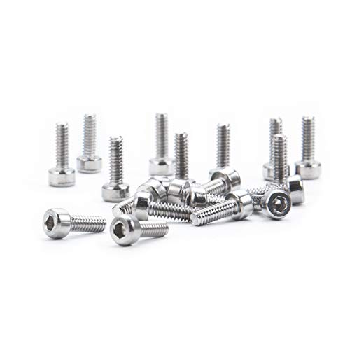 20pcs M2x6 M2 Screws for 1.9/2.2inch Wheel Rims 1/10 RC Crawler Car SCX10,TRX4 - size: M2 screws