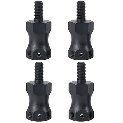4Pcs RC Wheel Hex Adapter Extenders +15mm for 1/10 Hammer Rey, Lasernut U4 Rock Truck RC Buggy Car