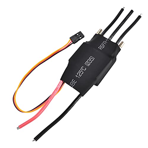 Brushless ESC, Fastest Response Water Cooling Plug and Play Speed Controller 60A for RC Boat Marine Applications High Performance Boating Enthusiasts
