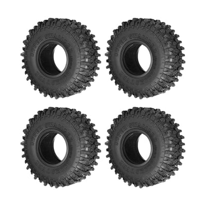 1.55 inch Tires Rubber Tyres for 1:10 RC Crawler Car D90 TF2 Tamiya CC01 LC70 MST JIMNY 90069 (95mm, C) - color: 95mm, C