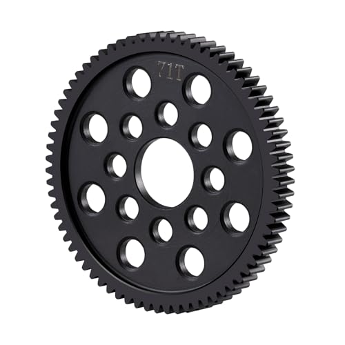 Steel High Speed Spur Gear 71T Main Gear for Tamiya All TT02 TT02B | RC Car Upgrade Parts - size: 71T