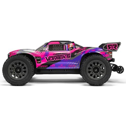 ARRMA RC Truck 1/10 VORTEKS 4X4 223S BLX BRUSHLESS Stadium Truck RTR (Battery and Charger Not Included) with DSC, Purple, ARA4305V4T3 - color: Purple