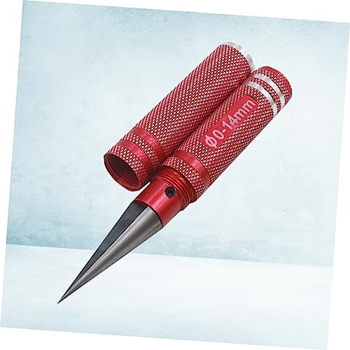 1pc Reamer Tool for Rc Aircraft Model Rosy Metal Steel Hole Opener for Car Shell Expansion and DIY Projects Lightweight Design Safety Features - color: Rosy