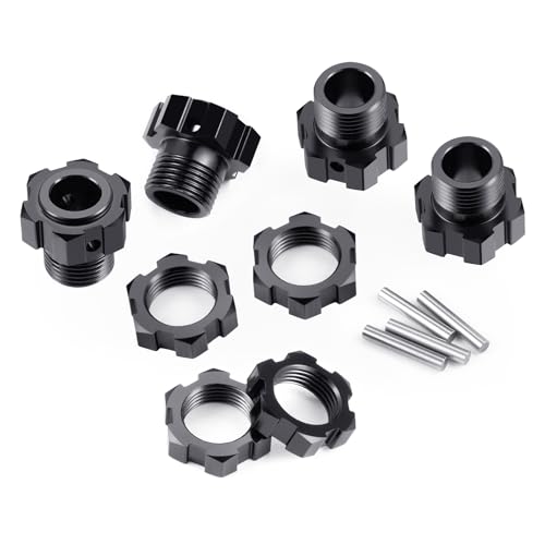17mm Wheel Hexes Adapter Nuts & Pin for 1/8 Arrma Kraton 6s BLX EXB | Aluminum RC Truck Upgrades Parts