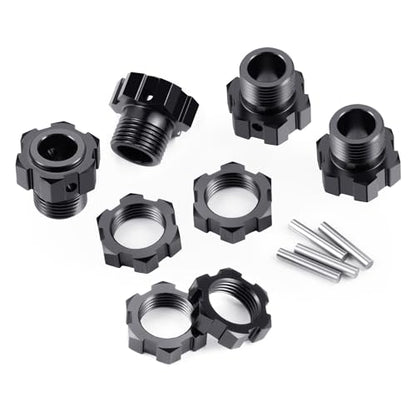 17mm Wheel Hexes Adapter Nuts & Pin for 1/8 Arrma Kraton 6s BLX EXB | Aluminum RC Truck Upgrades Parts
