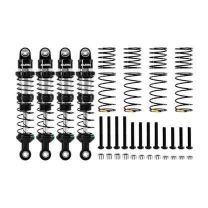 INJORA DRX 80mm Dual-rate Spring Oil Shocks for TRX4 SCX10 1/10 RC Crawler - size: 80mm