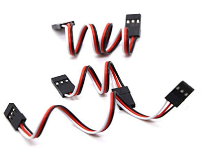 Honbay 10 Pcs Remote Control Servo Extension Cable Wire Male to Male