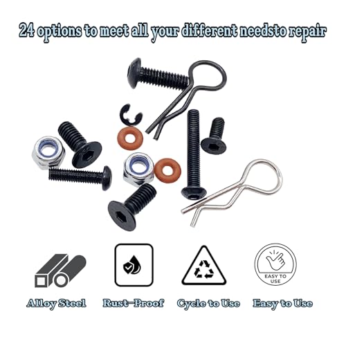 1000pcs RC Screw Kit,RC Screws for Traxxas Arrma Axial Redcat HPS SCX10 1/8 1/10 1/12 1/16 Scale RC Cars Trucks Crawler, Screws Assortment Set, Hardware Fasteners (1000pcs RC Screw Kit) - style: 1000pcs RC Screw Kit