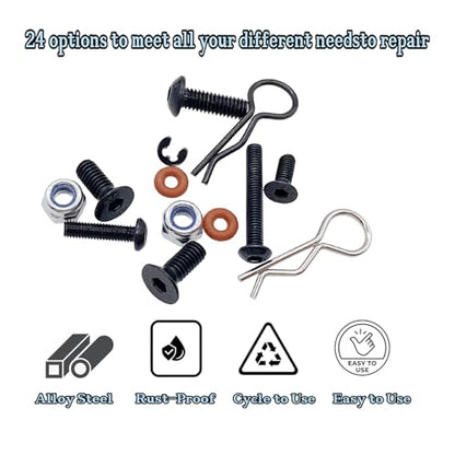 1000pcs RC Screw Kit,RC Screws for Traxxas Arrma Axial Redcat HPS SCX10 1/8 1/10 1/12 1/16 Scale RC Cars Trucks Crawler, Screws Assortment Set, Hardware Fasteners (1000pcs RC Screw Kit) - style: 1000pcs RC Screw Kit