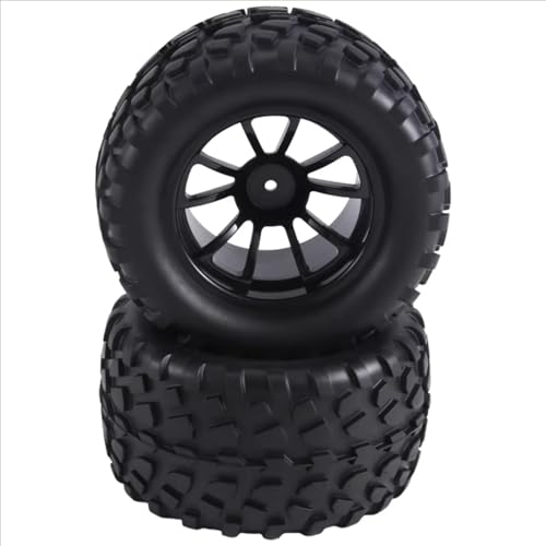 Compatible with Traxxas for Rustler for Stampede for Hoss 2Wd 4X4 for Vxl 1/10 RC Truck Tires Accessori 12Mm Hex Wheels Wheels RC Assortment