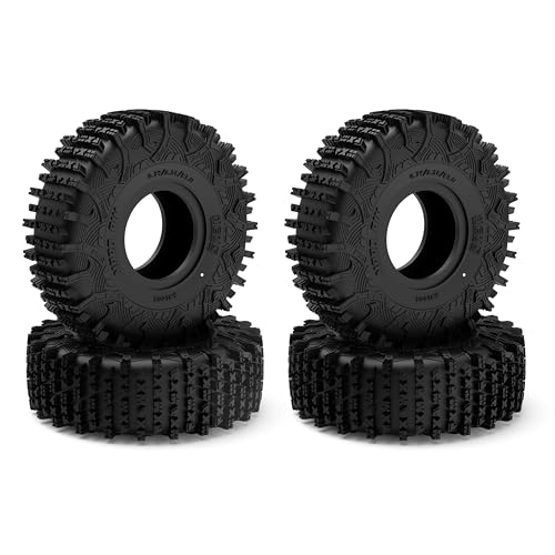 MEUS RACING 1.0 Tires - MS6 MPRO Pin Tires for TRX4M SCX24 FCX24 AX24 1/24 1/18 RC Crawler, 0.79/2.36/R1.0, #M1002 - size: M1002