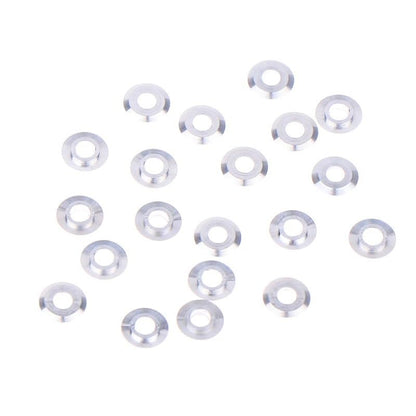 20PCS Mini Metal Washer Gasket Shim Spacers for 520 Ball Bearing Guide Wheel Roller 94768 Spare Parts for Tamiya 4WD RC Car