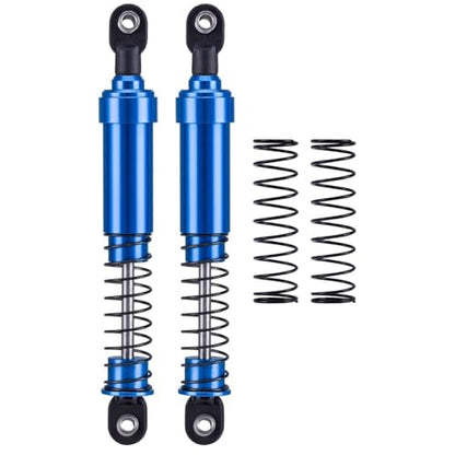 75mm-115mm Big Bore Shocks, RC Crawler Shocks for 1/10 RC Crawler LCG Chassis Gspeed V3 Element Enduro SCX10 TRX4 Gamde R1 Comp Builds DIY (Blue 115mm 2pcs) - color: Blue 115mm 2pcs
