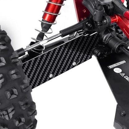 RCHUBAM 2PCS Rear Mud Flaps Guards for 1/8 Arrma Kraton 6S EXB V4 V5 BLX | 1 Pairs Carbon Fiber Rear Mud Flaps,RC Monster Truck Upgrade Parts