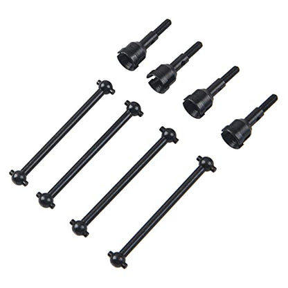 ShareGoo Steel Drive Shaft & Wheel Stub Axle Dogbones Adapter Axle Hub Compatible with WLtoys A959 A969 A979 K929 1/18 RC Car Buggy