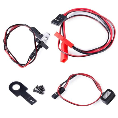 Rc Spotlight Strip for Promoto-Mx 1/4 Bright Motorbike Light Kit Headlights Taillights Front Rear Lamp Rc Spare Upgrades Parts