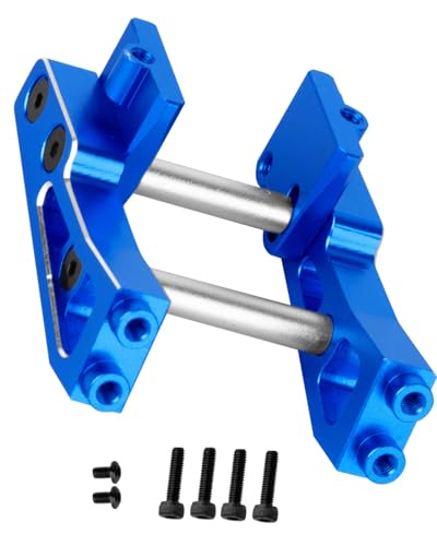 RC Aluminum Adjustable Wing Mount Upgrades Part for 1/14 Typhon Grom 223S (ARA2306,ARA2306s,ARA2106) RC Car,Adjustable Wing Mount Hops Up,Navy Blue - color: Navy Blue-(upgrades Part）