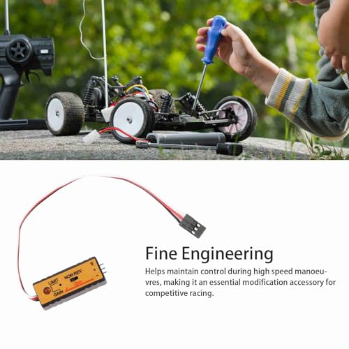 RC Gyro Stabilizer Controller with Adjustable Sensitivity for Cars Boats Drift Universal Futaba Hitec Compatible